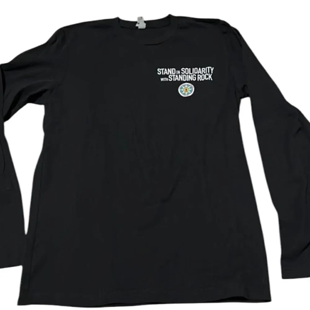 NWOT size small 2016 Stand in Solidarity with Standing Rock fundraiser SS tshirt